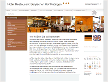 Tablet Screenshot of bergischer-hof-ratingen.de